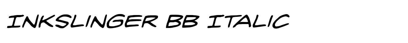 Inkslinger BB Italic
